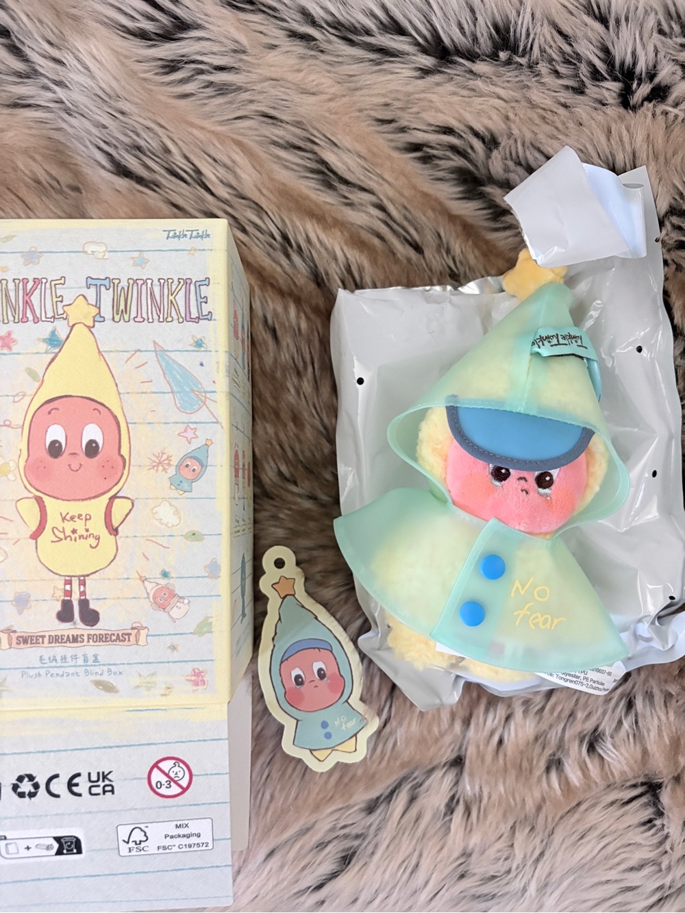 Twinkle Twinkle Mint Green Hooded Plush - No Fear Collectible